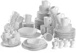 tectake Kombiservice, Wei&szlig;, Keramik, 19.5x3x30 cm, Essen & Trinken, Geschirr,
