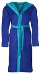 Vossen Bademantel Poppy, Blau, Textil, Uni, ISO 9001, Fkt, Made in Austria,