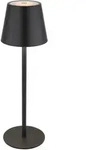 Globo Led-Tischleuchte, Schwarz, Kunststoff, 90 mm, rund,rund, F, 36 cm, CE,