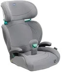 Chicco Kinderautositz, Grau, 44x64x88 cm, abnehmbarer und waschbarer Bezug, Baby on