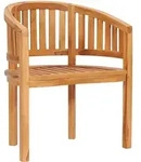 vidaXL Bananenstuhl, Braun, Holz, 1-Sitzer, Rechteckig, 68x86x52 cm, Gartenm&ouml;bel,