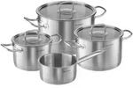 Klamer Kochtopfset, Edelstahl, Metall, Kochen, T&ouml;pfe, Topfsets