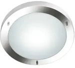 Trio Leuchten Badezimmer-Deckenleuchte, Wei&szlig;, Nickel, Metall, Glas, rund,rund, 8.0