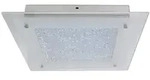 N&auml;ve Led-Deckenleuchte Glasgow, Chrom, Metall, Glas, F, 36x6x36 cm, Lampen &