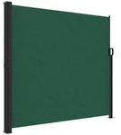 vidaXL Seitenmarkise, Gr&uuml;n, Textil, 180x600 cm, Sonnen- & Sichtschutz, Markisen