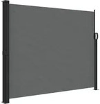 vidaXL Seitenmarkise, Anthrazit, Textil, 160x600 cm, Sonnen- & Sichtschutz, Markisen