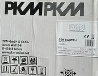 PKM DUNSTABZUGSHAUBE Wei&szlig;, Edelstahl 60x111.60x29.6 cm, Energieeffizienzklasse: A+