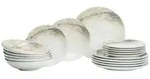 Ritzenhoff Breker Teller-Set, Braun, Keramik, 18-teilig, Rund, 2x2x2 cm, Essen &