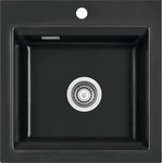 Systemceram SP&Uuml;LE Schwarz Hochglanz 51x20x51 cm