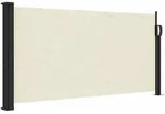 vidaXL Seitenmarkise, Creme, Textil, 100x500 cm, Sonnen- & Sichtschutz, Markisen