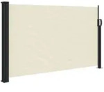vidaXL Seitenmarkise, Creme, Textil, 120x500 cm, Sonnen- & Sichtschutz, Markisen