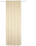 Fertigvorhang Wolly, Creme, Textil, Uni, 135x295 cm, Samtoptik, Wohntextilien,