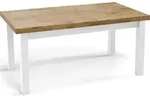 WFL Group Esstisch, Eiche, Holz, 8-Sitzer, Rechteckig,Rechteckig, 180x78x80 cm,