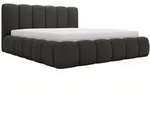 Graingold Polsterbett, Schwarz, Textil, 180x200 cm, Schlafzimmer, Betten,