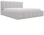 Graingold Polsterbett, Hellgrau, Textil, 180x200 cm, Schlafzimmer, Betten,