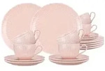 Seltmann Weiden Kaffeeservice, Rosa, Keramik, 18-teilig, Rund, 2x2x2 cm, Essen &