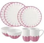 Villeroy & Boch Starter-Set, Pink, Keramik, 8-teilig, Rund, 2x2x2 cm, Essen &