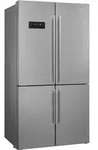 Smeg French-Door, Edelstahl, Metall, Glas, 3 Schublade(n),4 Schublade(n) Schubladen,