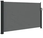 vidaXL Seitenmarkise, Anthrazit, Textil, 120x500 cm, Sonnen- & Sichtschutz,...