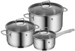 WMF Kochtopfset Astoria, Metall, 3-teilig, 20 cm,24 cm,16 cm, 2,5 L,5,7 L,1,4 L,