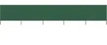vidaXL Windschutzgewebe, Gr&uuml;n, Textil, 600x160 cm, Sonnenschutz & Sichtschutz,