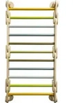 small foot Kletterdreieck, Mehrfarbig, Holz, 150x10x64 cm, EN 71, Spielzeug,