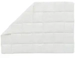 Yatas Bettdecke, Wei&szlig;, Textil, Karo, F&uuml;llung: Polyester, 200x200x3 cm, Hohenstein,