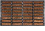 Hanse Home Kokosmatte Mix Mats, Schwarz, Hellbraun, Naturmaterialien, Uni,