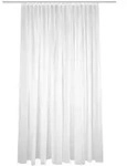 Schmidt W. Gmbh Fertigstore Dafne, Wei&szlig;, Textil, Uni, 300x145 cm,...