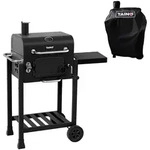 Taino Holzkohlegrill, Schwarz, Metall, 87x108x57 cm, Grills & Outdoor-K&uuml;chen,