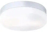 Globo Lighting Deckenleuchte, Wei&szlig;, Glas, Rund, 24x6.5x24 cm, Lampen & Leuchten,