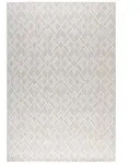 Steffensmeier Outdoorteppich, Grau, Textil, Rauten, Rechteckig, 80x150 cm,