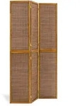 Homestyle4u Paravent, Braun, Holz, 120x200x2 cm, Wohnzimmer, Raumteiler &...