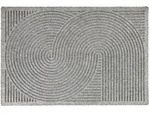 Astra Fussmatte Graph Deluxe, Silber, Textil, Struktur, rechteckig, 45x75 cm,...