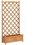vidaXL Pflanzk&uuml;bel, Braun, Holz, 35x180x90 cm, Gartenzubeh&ouml;r, Hochbeete