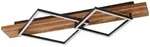 Eglo Led-Deckenleuchte Boyal, Braun, Schwarz, Wei&szlig;, Holz, Metall, Kunststoff, Eiche,