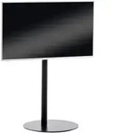 CLP TV, Schwarz, Metall, Rund, 64x100x53 cm, Wohnzimmer, TV M&ouml;bel, TV-Racks