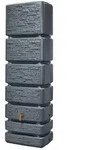 4rain Wandtank, Grau, Kunststoff, 350 L, 39x184x60 cm, Gartenzubeh&ouml;r, Gartenpflege