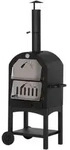 Outsunny Pizzaofen,, Schwarz, Metall, 54x161x63 cm, Grills & Outdoor-K&uuml;chen,