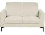 Beliani 2-Sitzer-Sofa, Beige, Schwarz, Textil, 142x90x75 cm, Wohnzimmer, Sofas &