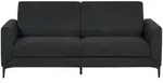 Beliani 3-Sitzer-Sofa, Schwarz, Textil, 188x90x75 cm, Wohnzimmer, Sofas &...