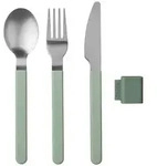Mepal Besteck-Set, Mintgr&uuml;n, Metall, Kunststoff, Essen & Trinken, Besteck,