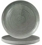 Seltmann Weiden Pizzateller, Grau, Keramik, Rund, Essen & Trinken, Geschirr, Teller,