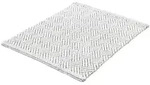 Kleine Wolke Badteppich Switch, Hellgrau, Textil, Streifen, rechteckig, 50x60 cm,