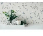 A.s. Creation Landhaustapeten, Creme, Beige, Grau, Papier, Floral, 53x1000 cm,