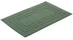 Vossen Badematte Vossen Feeling, Dunkelgr&uuml;n, Textil, Uni, quadratisch, 67x120 cm,