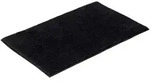 Vossen Badteppich Timeless, Schwarz, Textil, Uni, rechteckig, 60x100 cm, ISO 9001,