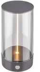 Briloner Akku-Tischleuchte Wiggle, Beige, Kunststoff, 14.5 cm, Lampen & Leuchten,