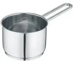 Berndes Stielkasserolle b.mini, Grau Hochglanz, Metall, 0,7 L, 13.5x7.5x25.5 cm,