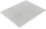 Vossen Badteppich Timeless, Hellgrau, Textil, Uni, rechteckig, 50x60 cm, ISO 9001,
